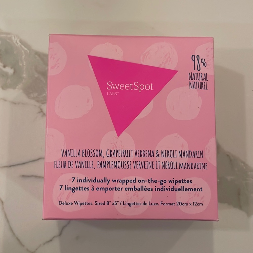 🌸5/$25🌸 SweetSpot Labs on the go wipettes